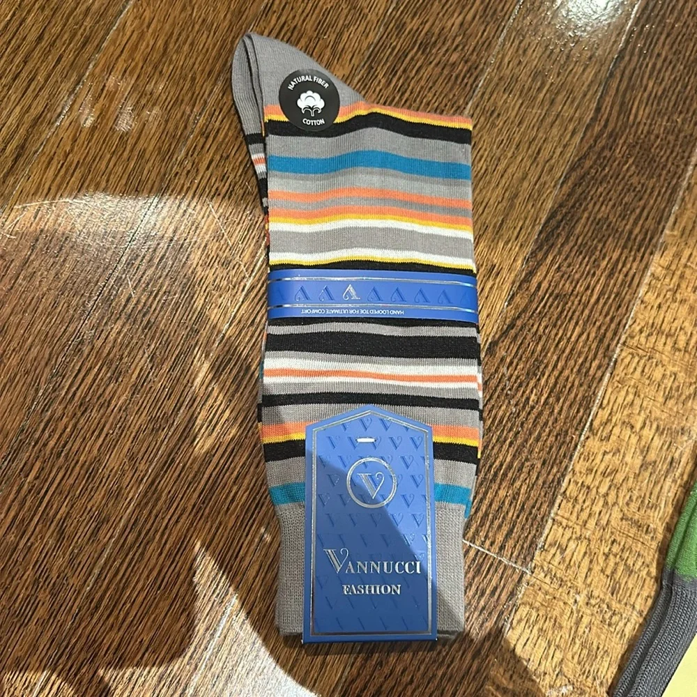 VANNUCCI Couture Men’s Fashion Socks - Picture 3 of 6